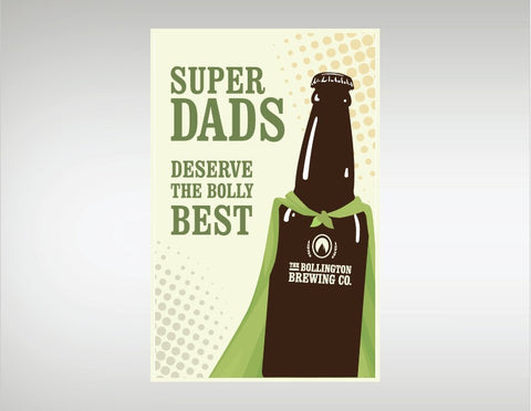 Fathers Day Pub Gift Cards - Super Dads